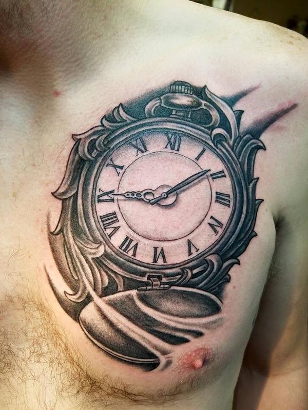 Clock Tattoo Meaning: The importance and fashion of tattoo designs featuring clocks. Clock Tattoo Meaning: The importance and fashion of tattoo designs featuring clocks.